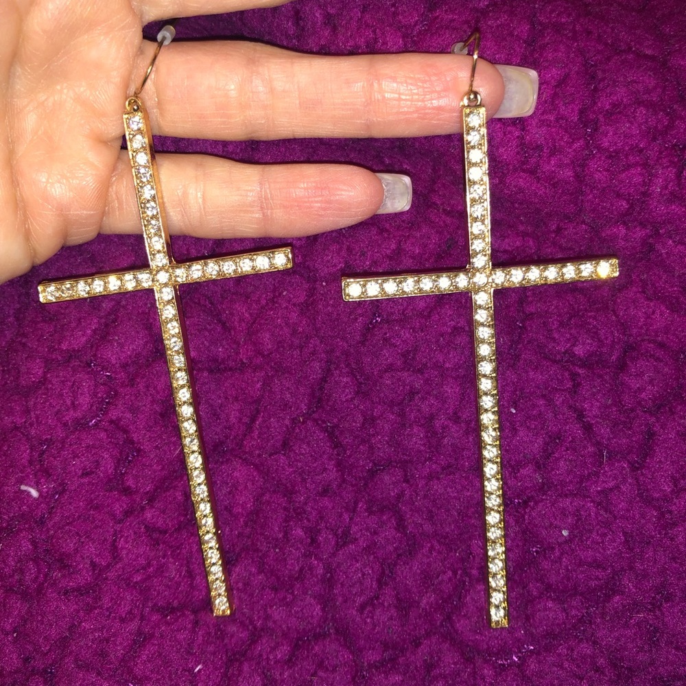 ALDO Cross Earrings